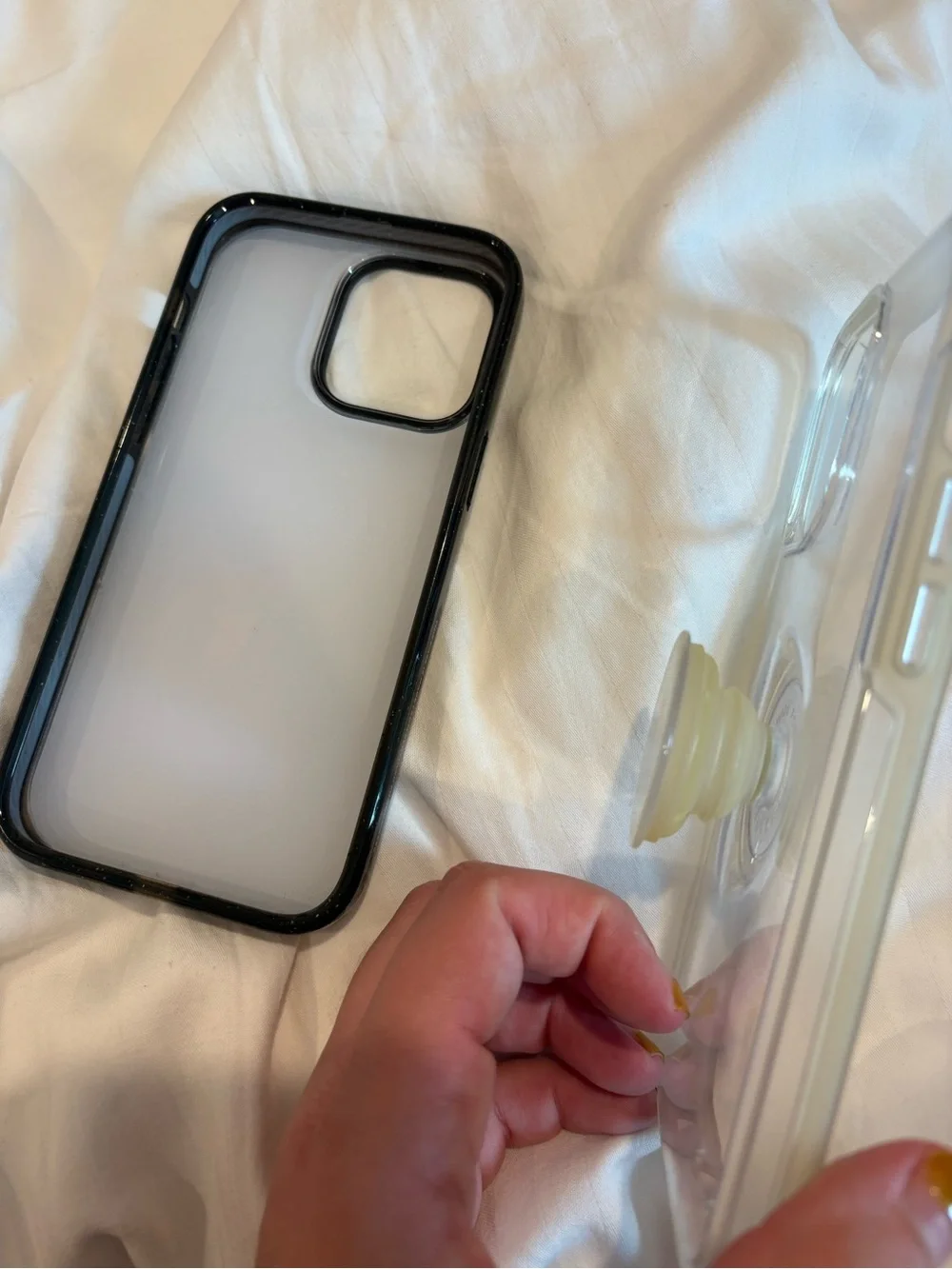 Casetify Blue Koi Wave Phone Case with Orange Accent